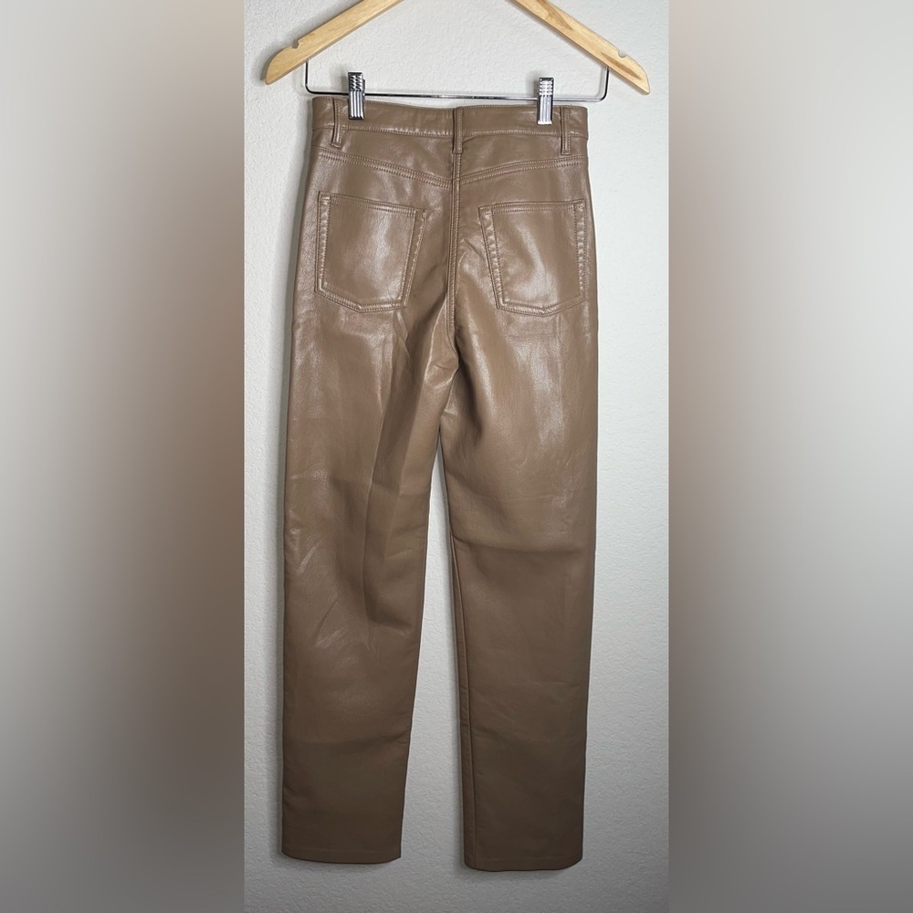 Wilfred Aritzia The Melina High Waisted Straight Leg Pant Constant Camel Size 0 - Picture 3 of 8